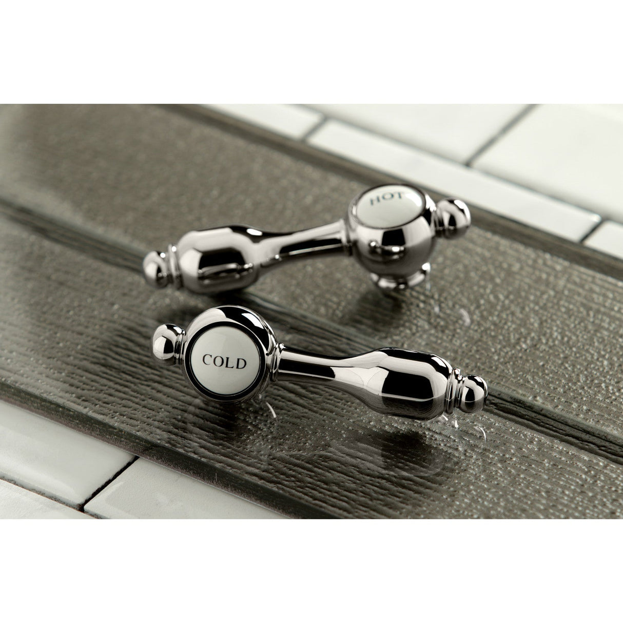 Tudor KSH7616TALC Cold Metal Lever Handle, Polished Nickel