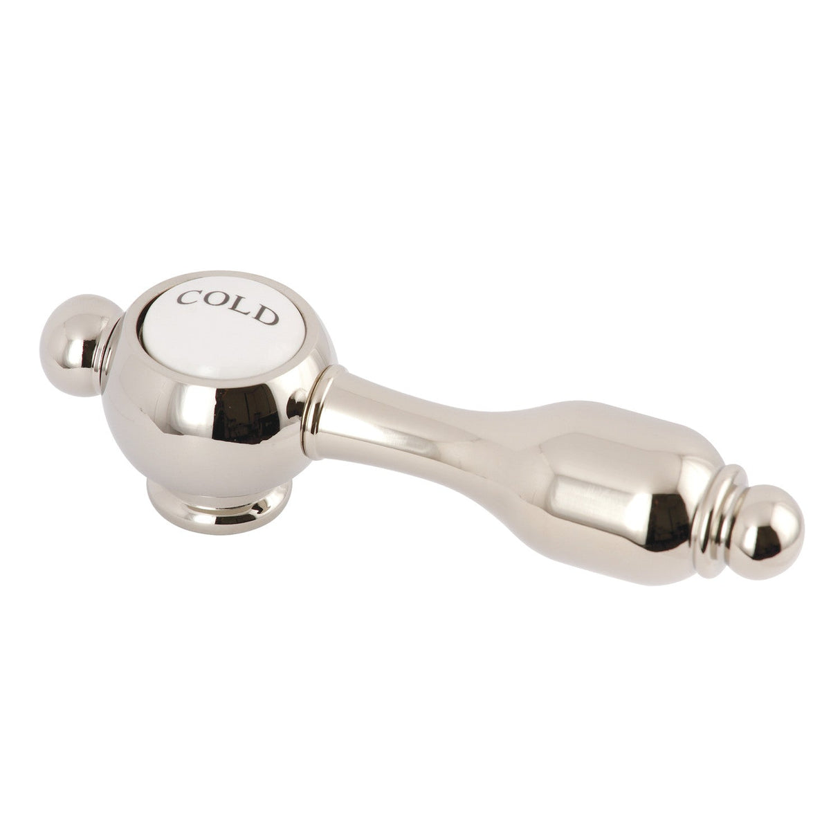 Tudor KSH7616TALC Cold Metal Lever Handle, Polished Nickel