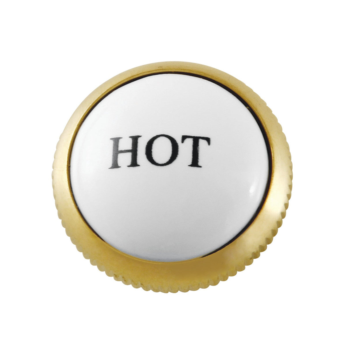 KSHI1167AXH Hot Handle Index Button, Brushed Brass