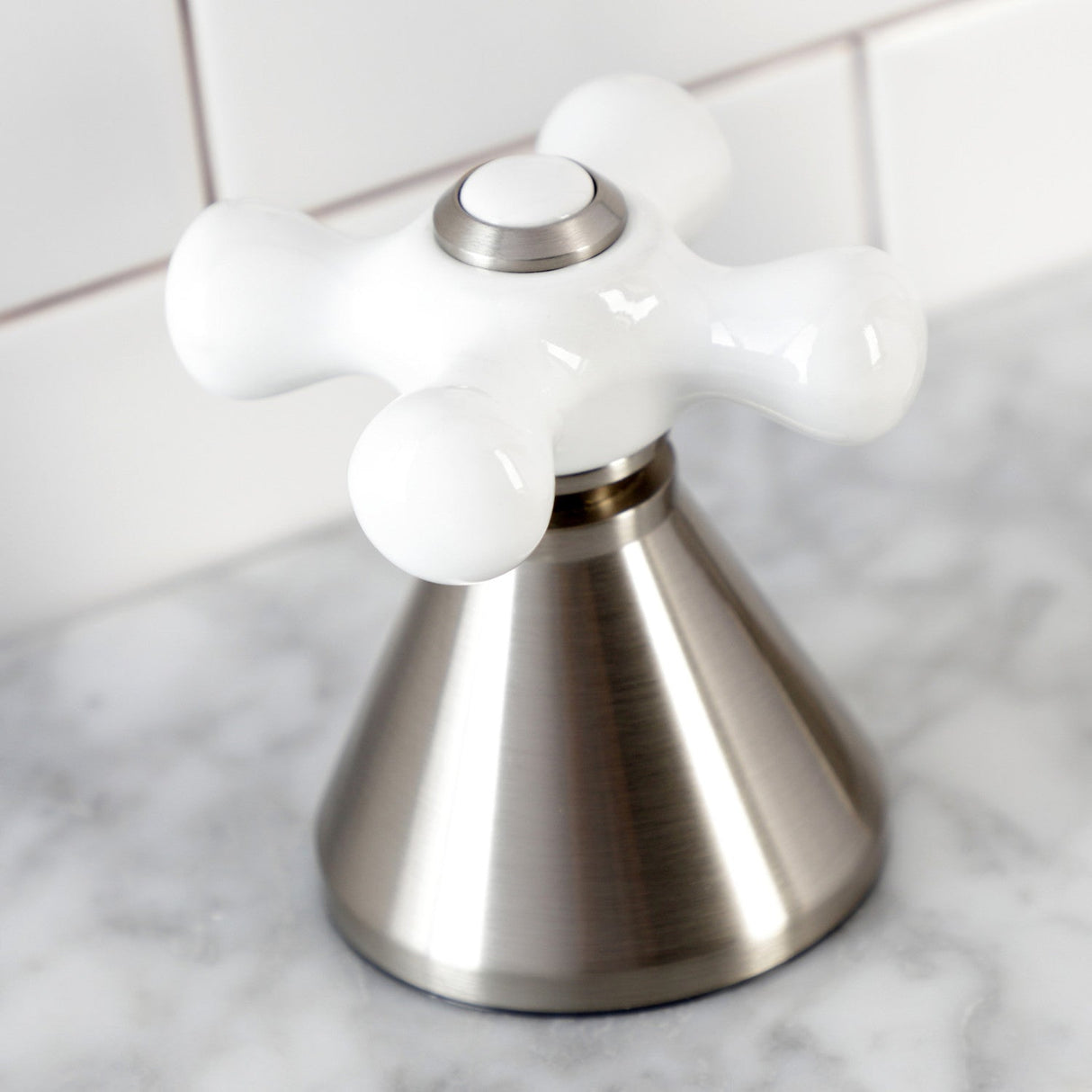 KSK2368PXTR Deck Mount Hand Shower with Diverter for Roman Tub Faucet, Brushed Nickel