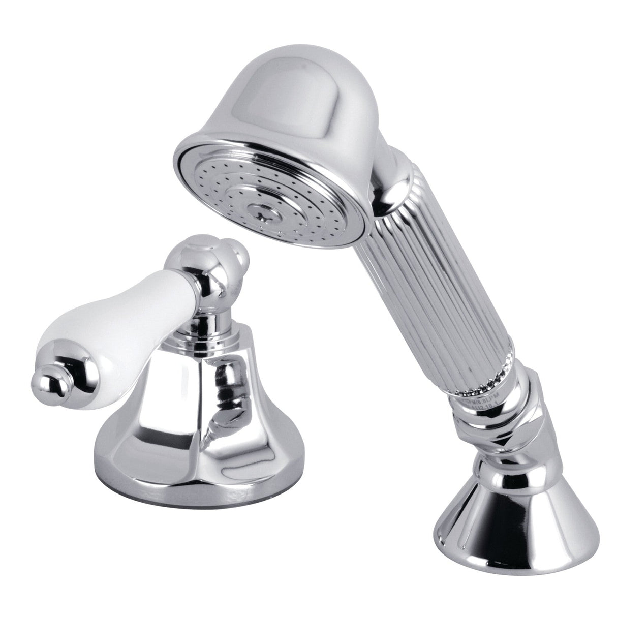 KSK4301PLTR Deck Mount Hand Shower with Diverter for Roman Tub Faucet, Polished Chrome