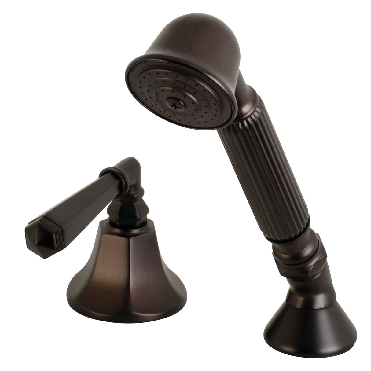 KSK4305HLTR Deck Mount Hand Shower with Diverter for Roman Tub Faucet, Oil Rubbed Bronze