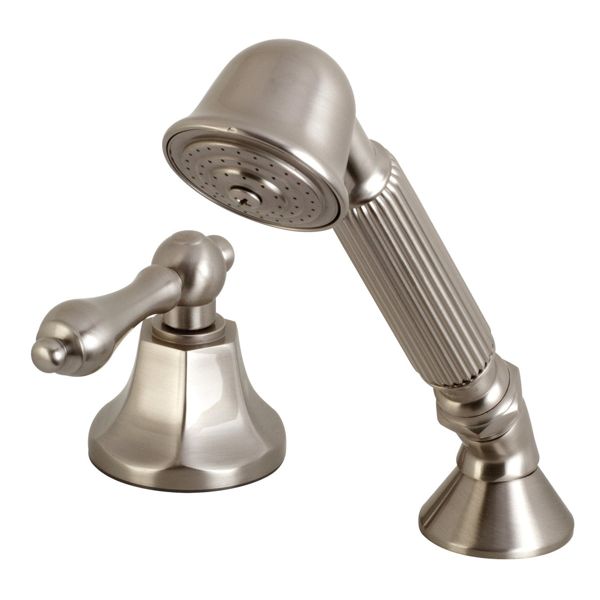 KSK4308ALTR Deck Mount Hand Shower with Diverter for Roman Tub Faucet, Brushed Nickel