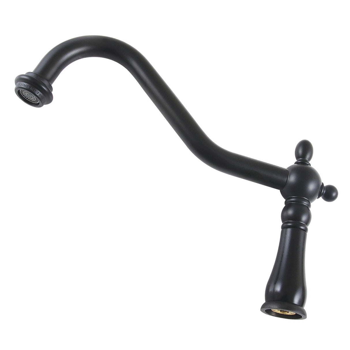 KSP1240 Brass Faucet Spout, Matte Black