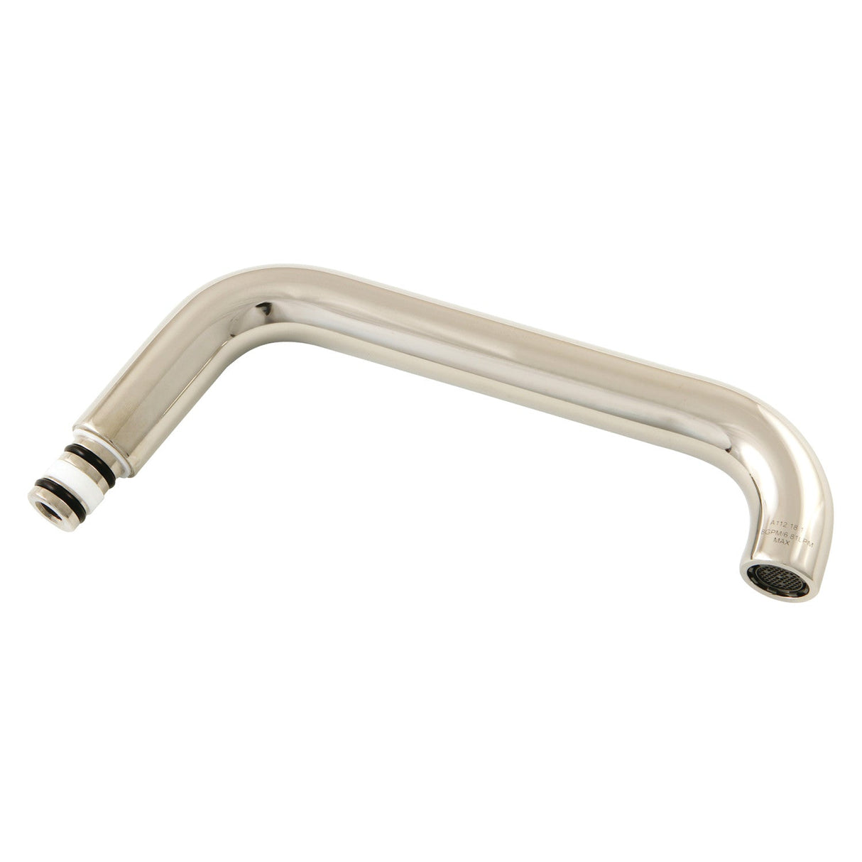 KSP423PN Brass Faucet Spout, Polished Nickel