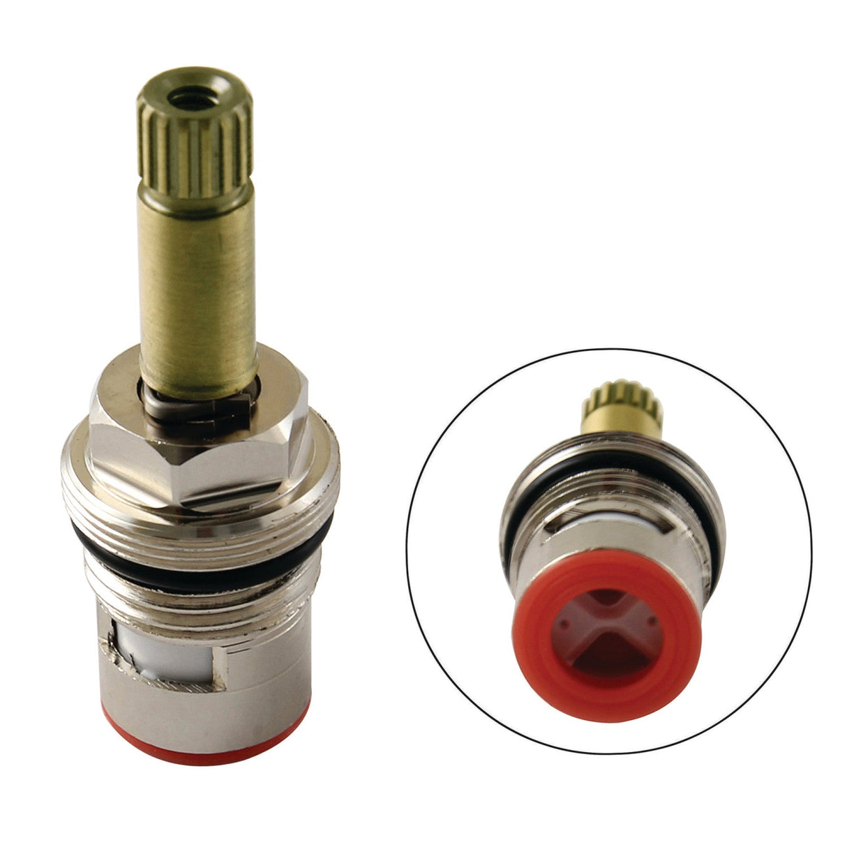 KSRP1293HC Hot Ceramic Disc Cartridge (1 Piece), Antique Brass
