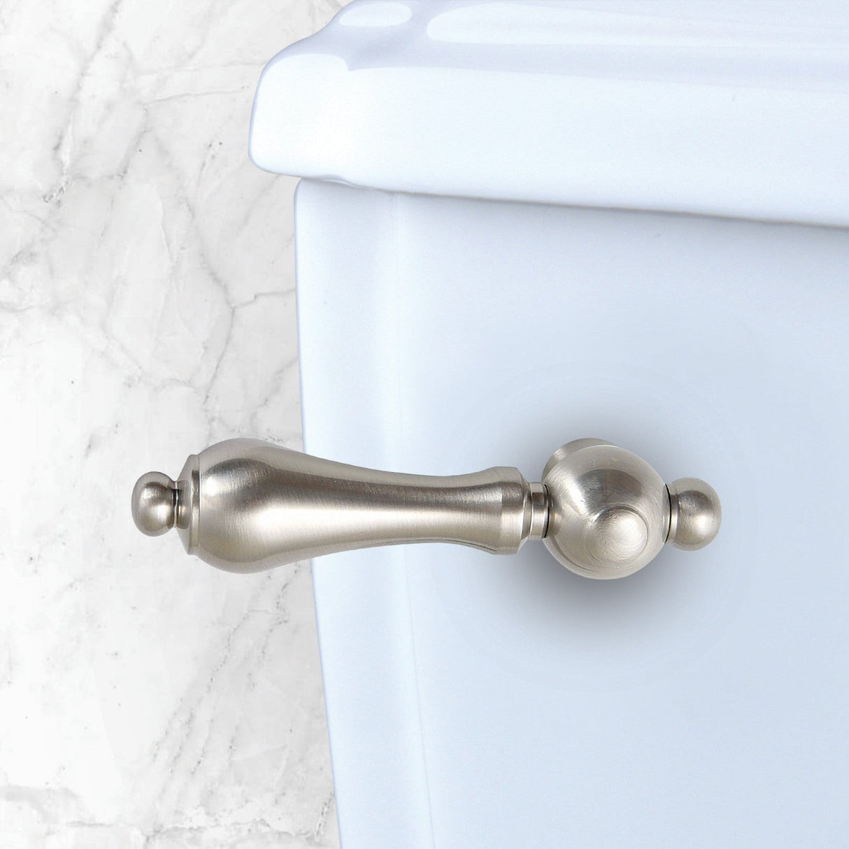 Restoration KTAL38 Front Mount Toilet Tank Lever, Brushed Nickel