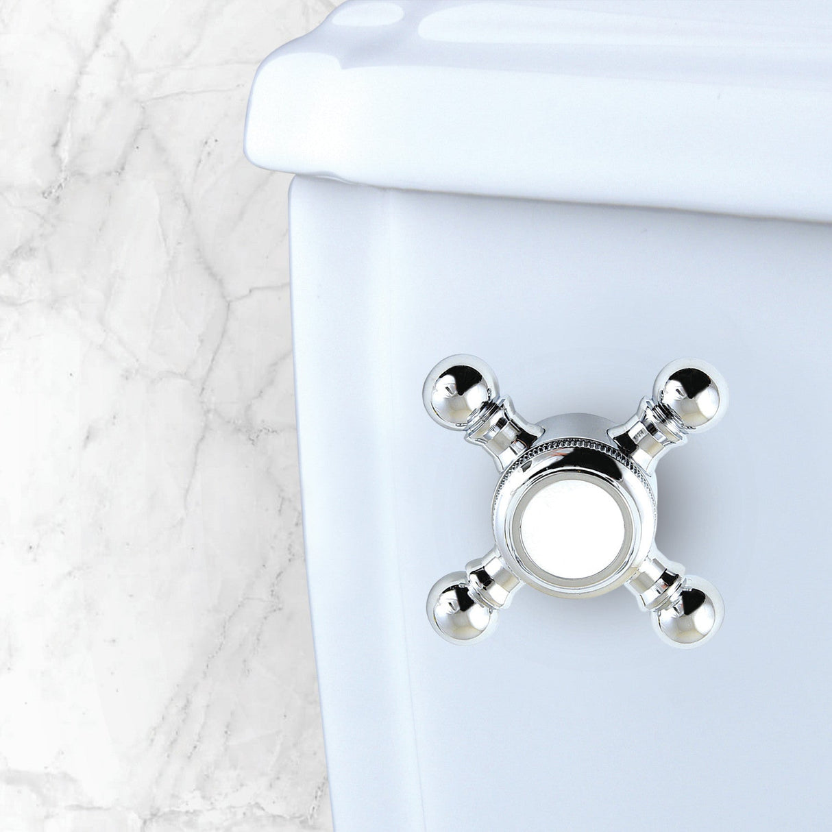 Buckingham KTBX1 Front Mount Toilet Tank Lever, Polished Chrome