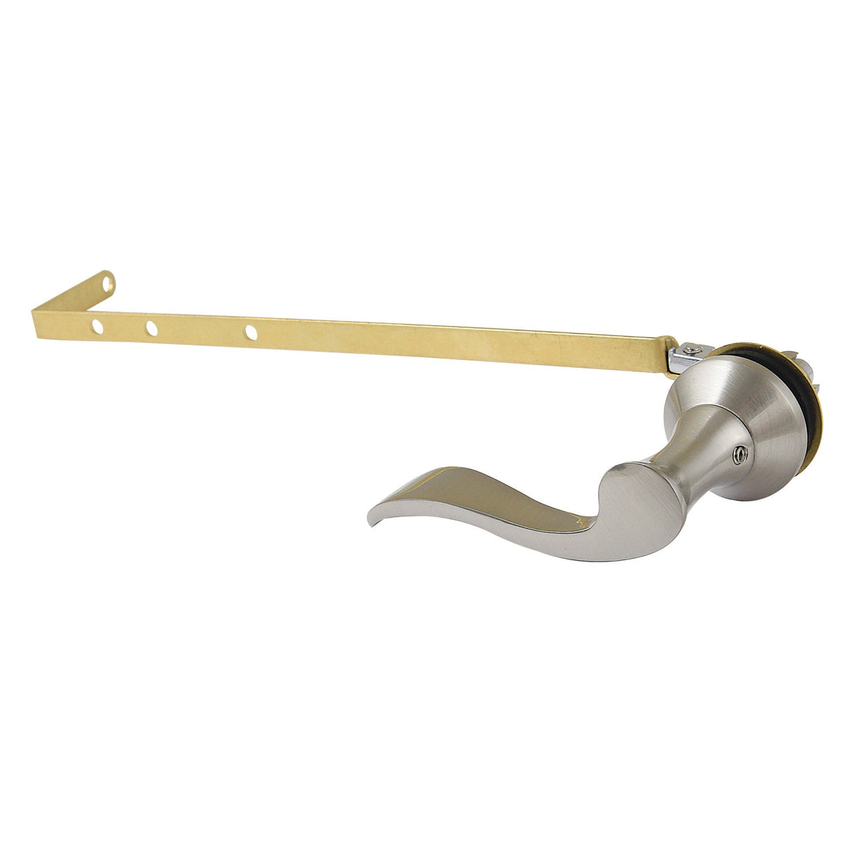 Century KTCFLD8 Universal Front or Side Mount Toilet Tank Lever, Brushed Nickel