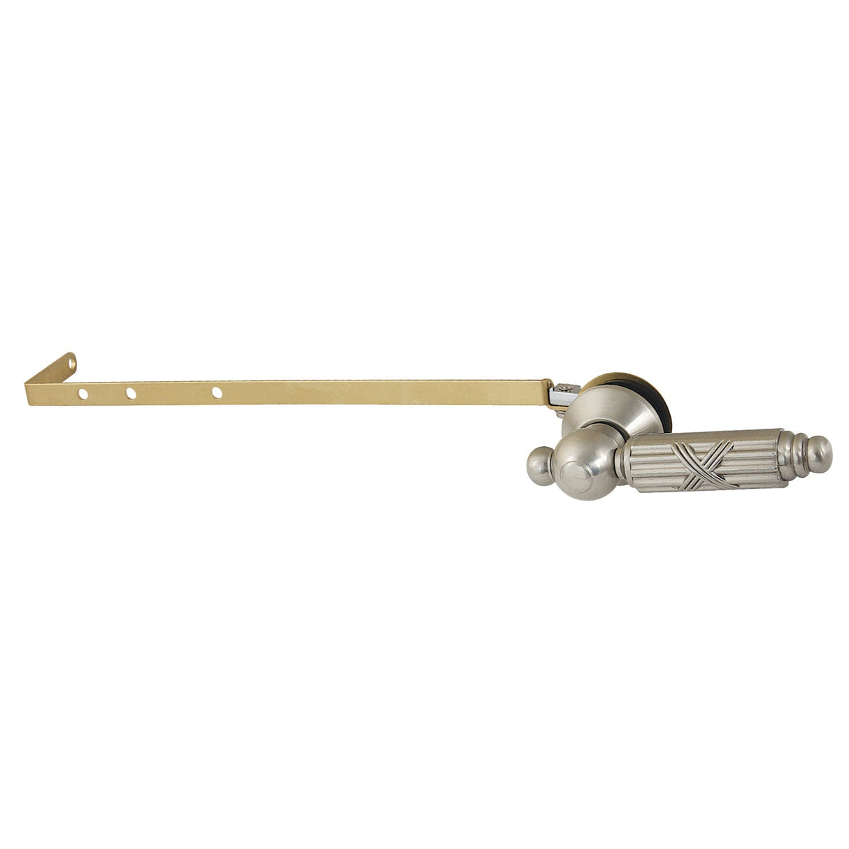 Georgian KTGLD8 Universal Front or Side Mount Toilet Tank Lever, Brushed Nickel