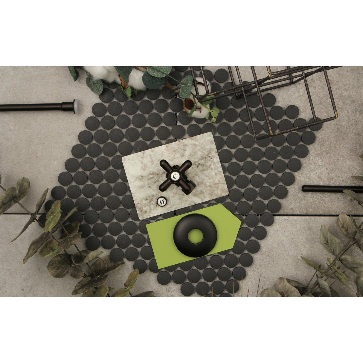 Trimscape KTK105P Toilet Supply Kit, 1/2-Inch IPS Inlet x 3/8-Inch Comp Outlet, Oil Rubbed Bronze