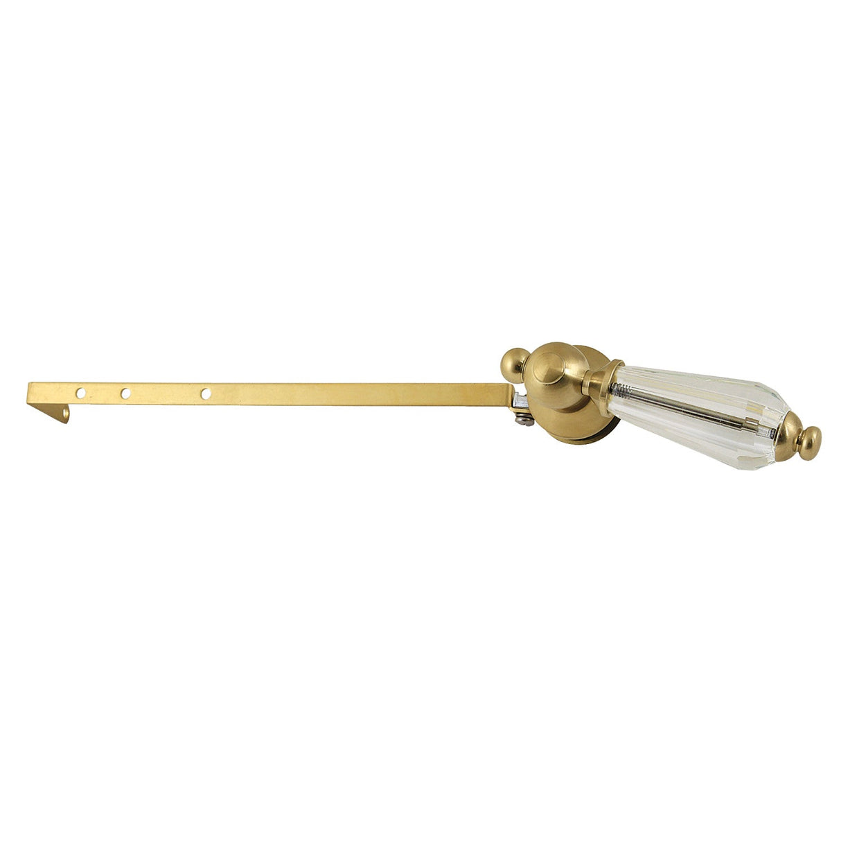 Willshire KTWLLD7 Universal Front or Side Mount Toilet Tank Lever, Brushed Brass