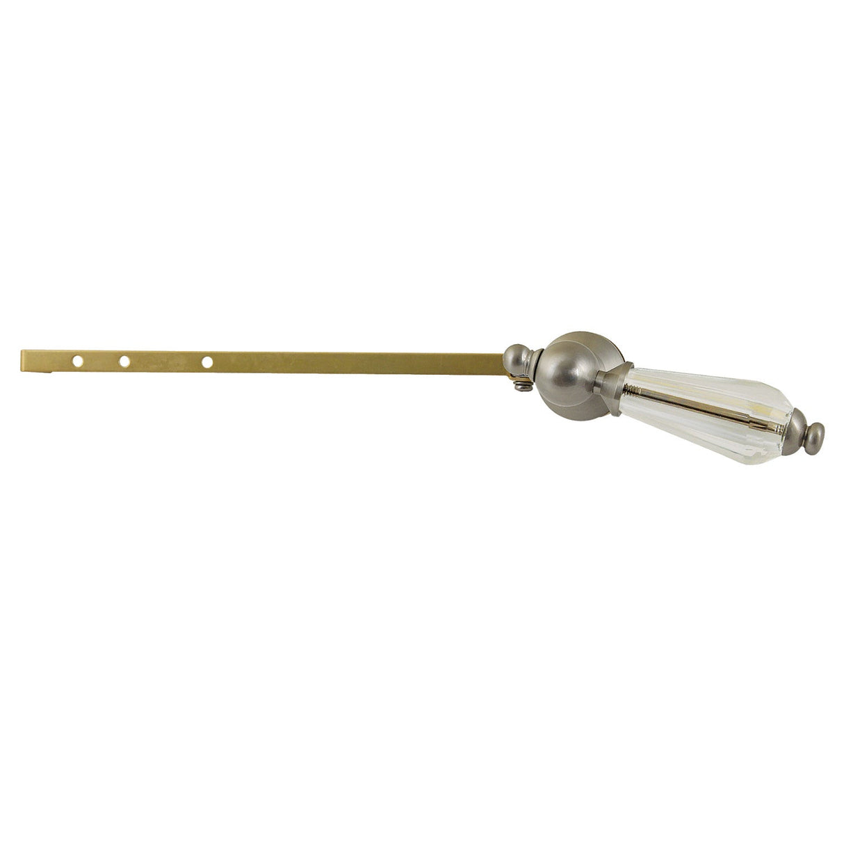 Willshire KTWLLD8 Universal Front or Side Mount Toilet Tank Lever, Brushed Nickel