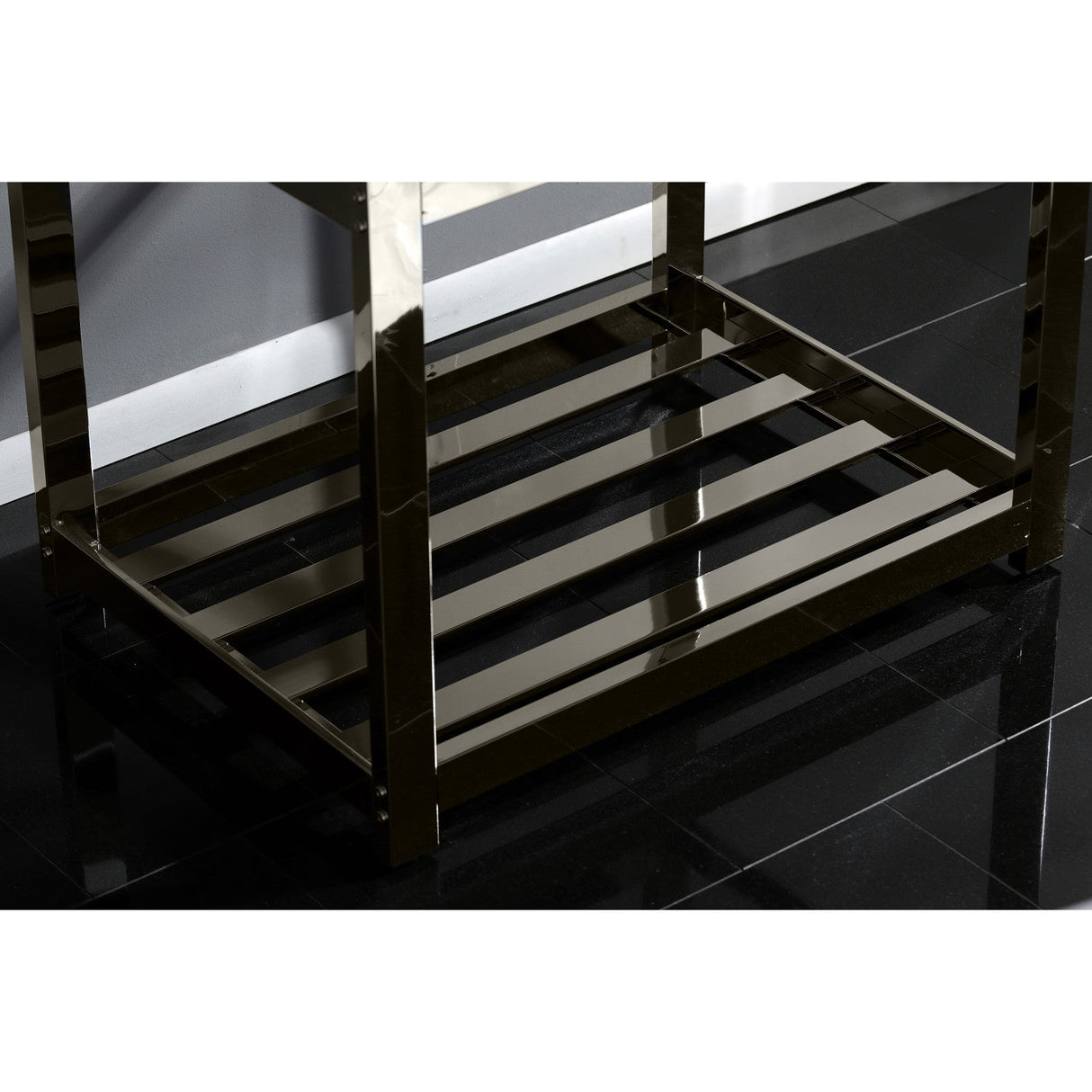 Kingston Commercial KVSP3122A6 Stainless Steel Console Sink, Brushed/Polished Nickel