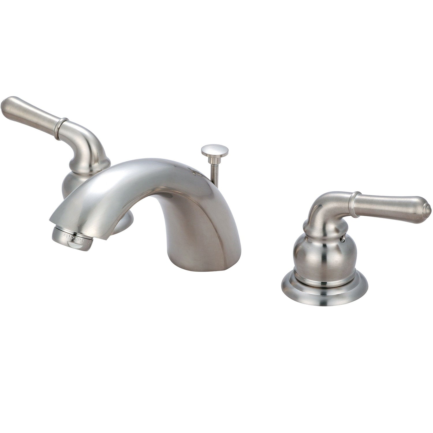 Olympia L-7330-BN Accent Two Handle Lavatory Widespread Faucet in Brushed Nickel