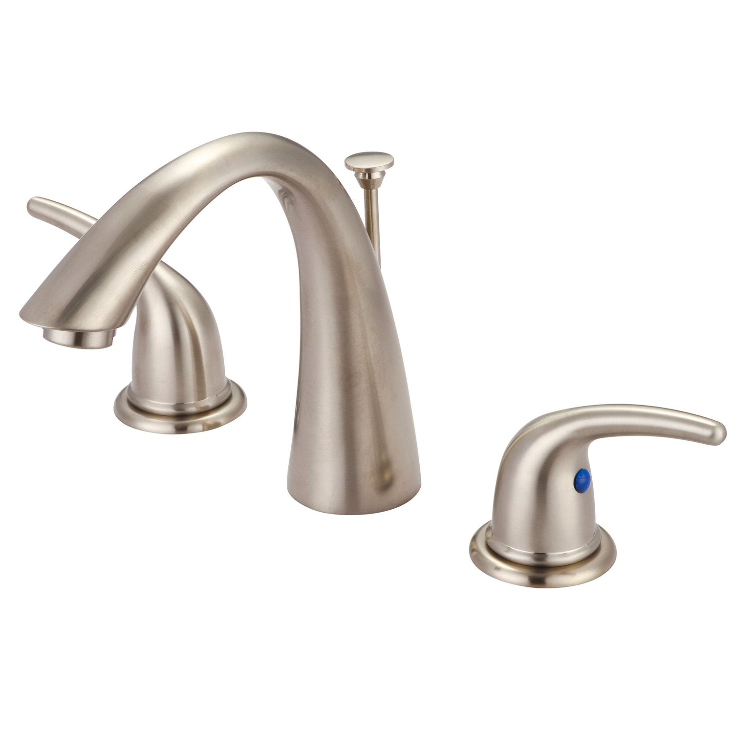 Olympia L-7472-BN Accent Two Handle Lavatory Widespread Faucet in Brushed Nickel