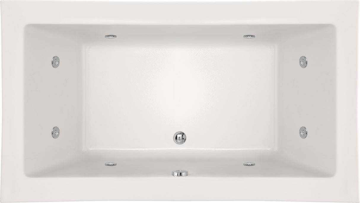 Hydro Systems LAC7254AWP-BON LACEY 7254 AC W/ WHIRLPOOL SYSTEM-BONE