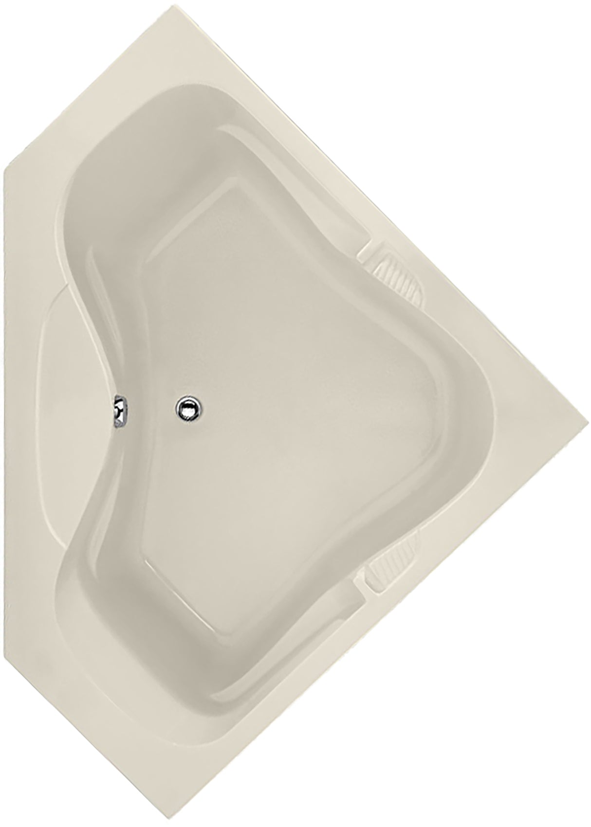 Hydro Systems LAR6060ATO-BIS LARA 6060 AC TUB ONLY-BISCUIT