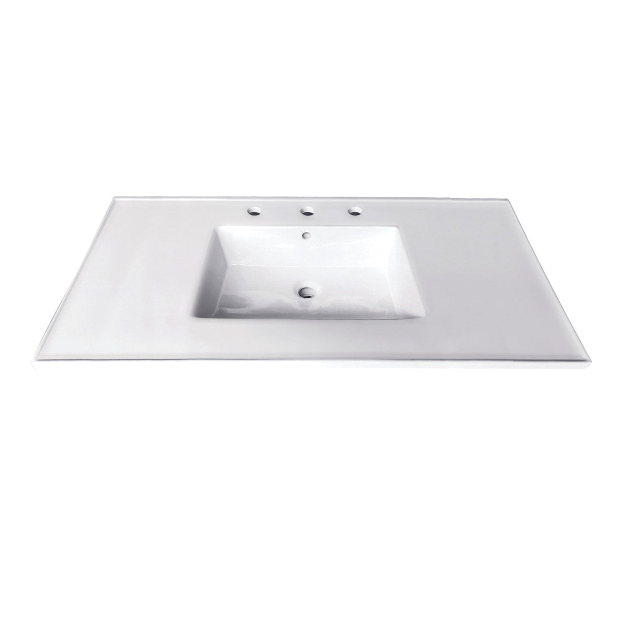 Continental LBT37227W38 37-Inch Ceramic Vanity Sink Top, White