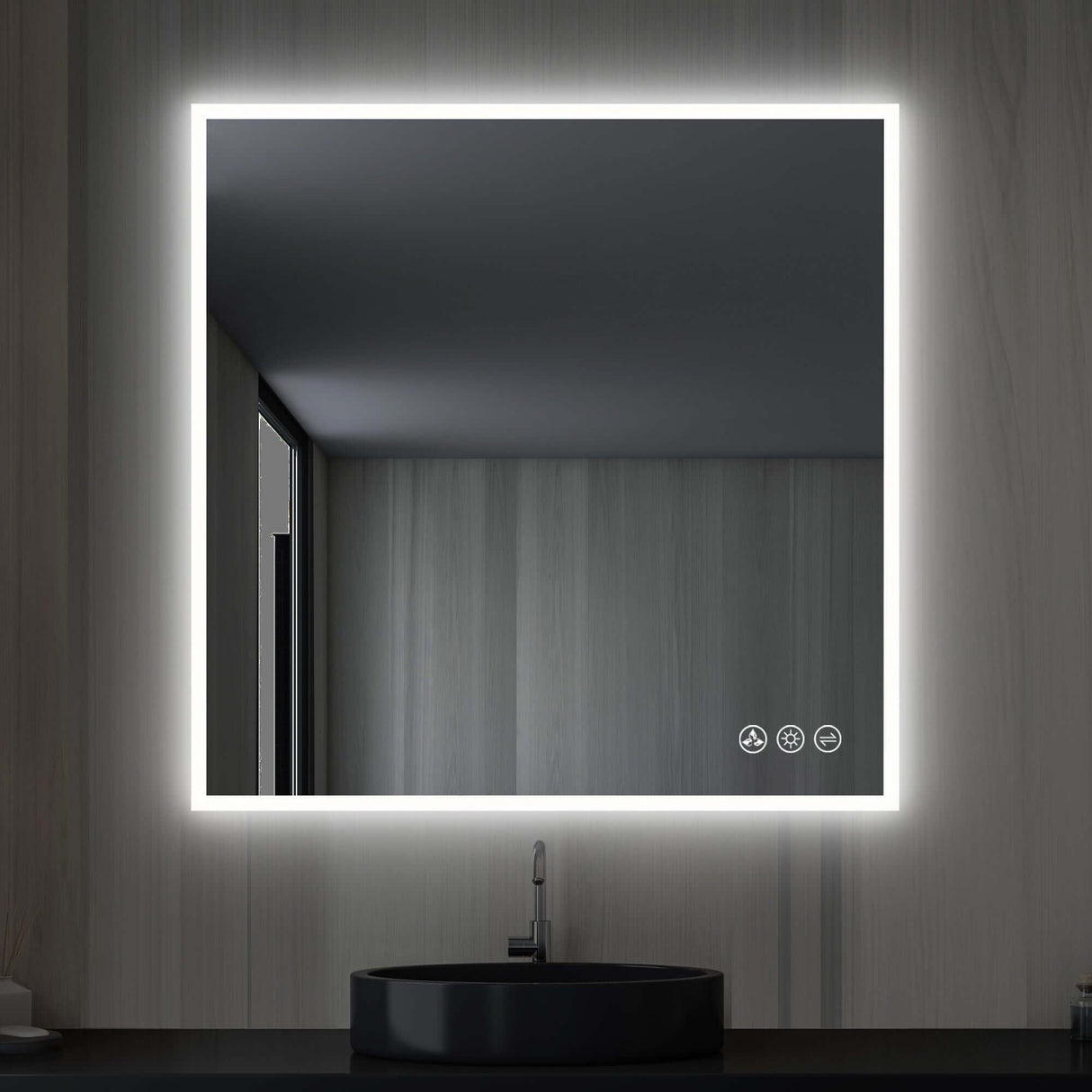 Blossom Beta LED Mirror Frosted Sides 36" x 36"