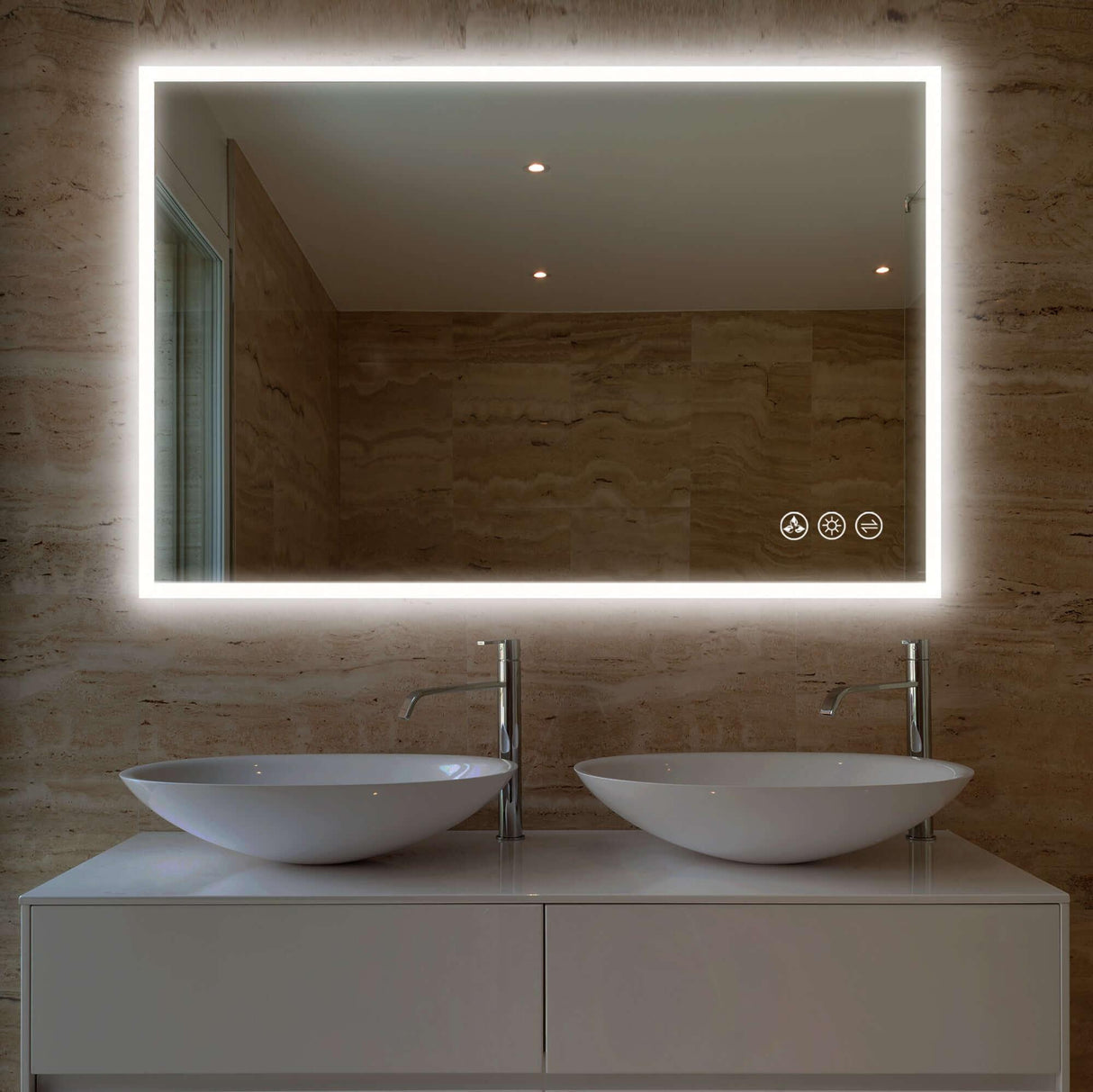 Blossom Beta LED Mirror Frosted Sides