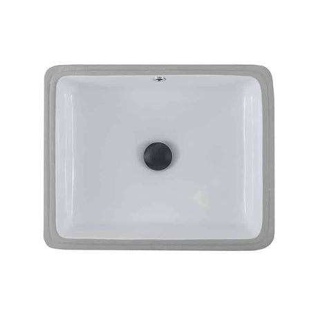 Lenova PU-06W Undermount Single Bowl 19-1/2 x 15-1/2 x 6-7/8 - White and Smooth