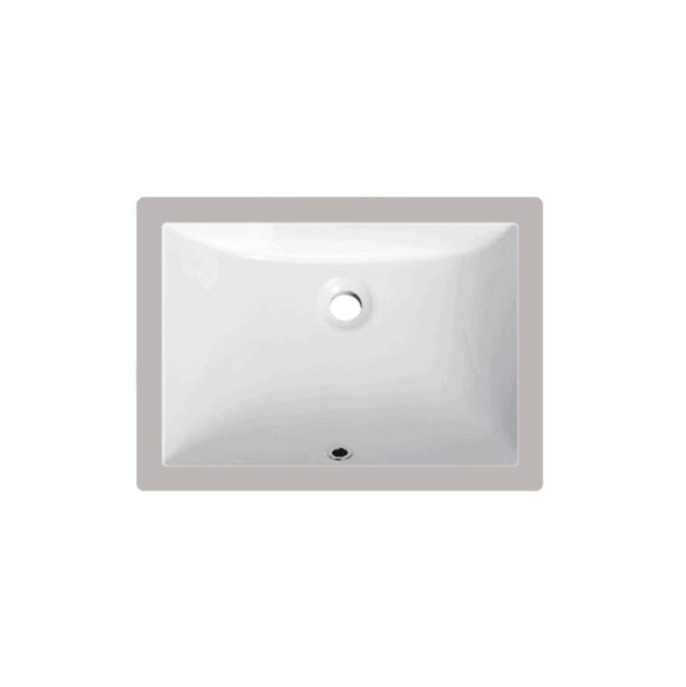 Lenova PU-912ADA Undermount Single Bowl 20-1/16 x 15 x 5-3/4 - White and Smooth