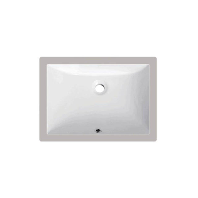 Lenova PU-912ADA Undermount Single Bowl 20-1/16 x 15 x 5-3/4 - White and Smooth