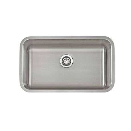 Lenova SS-ADA-S30 Undermount Single Bowl 23 x 21 x 5-1/2 - Brushed Satin