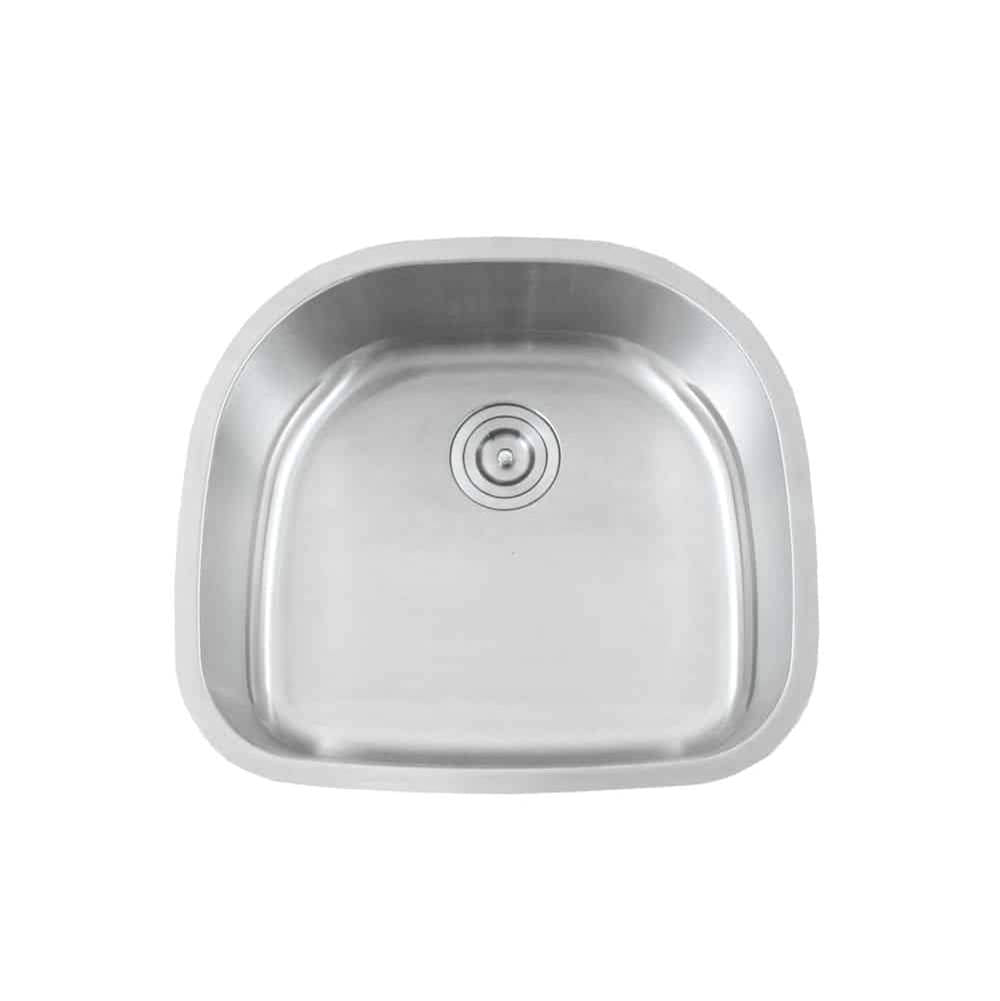 Lenova SS-CL-S3 Undermount Single Bowl 23-1/4 x 21 x 9 - Brushed Satin