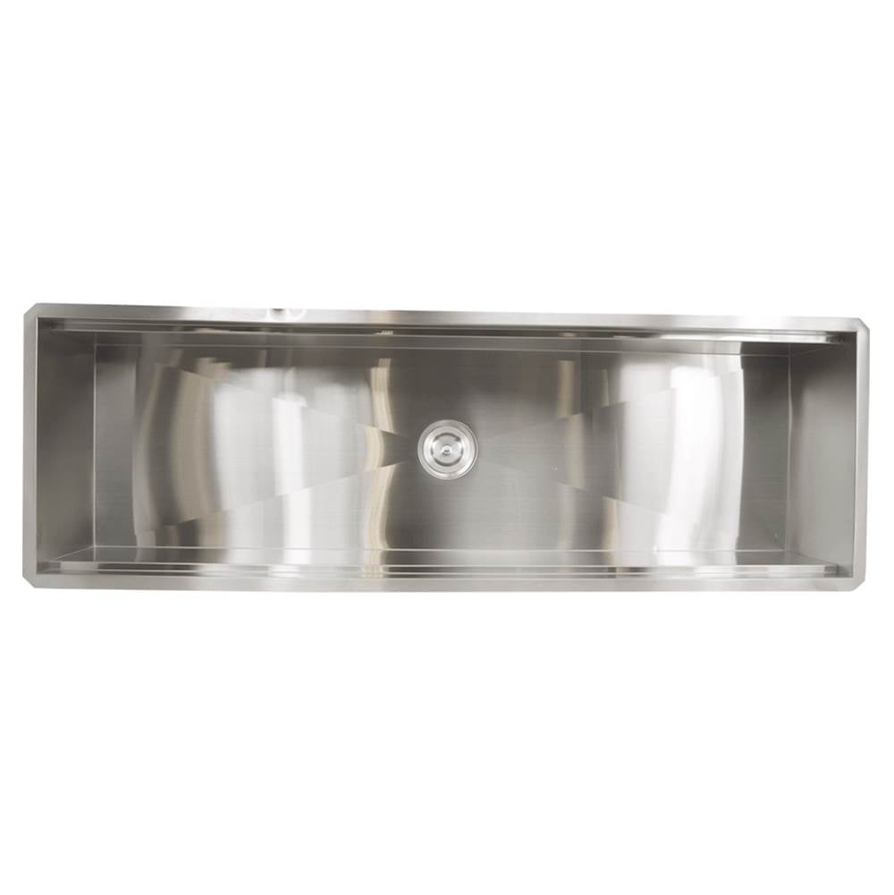 Lenova SS-ULE-S5 Undermount Single Bowl 58 x 19-1/8 x 10 - Brushed Satin