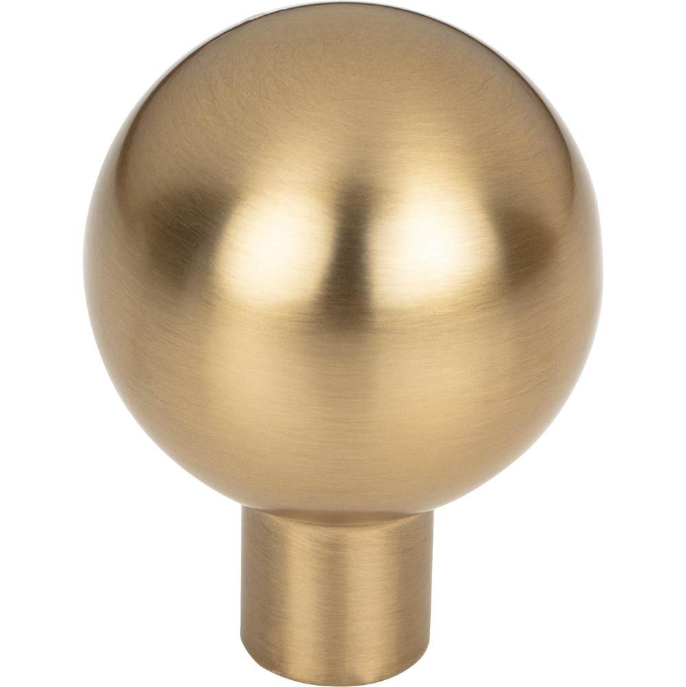 Top Knobs TK762 Brookline Knob 1 1/8 Inch - Honey Bronze