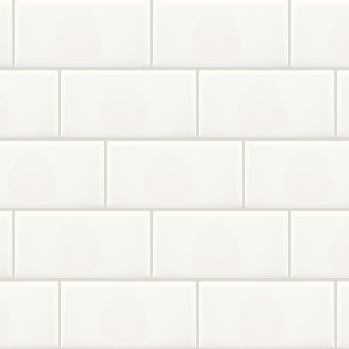 Daltile Core Classic True White Rectangle 3x6 Glossy Wall Tile