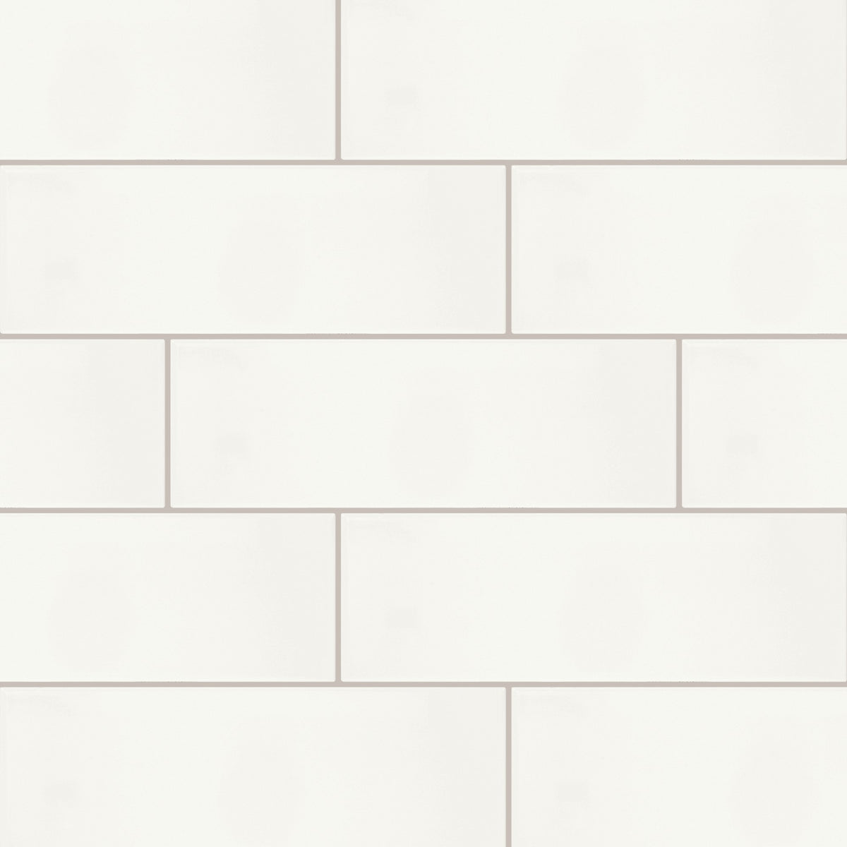 Daltile Core Classic True White Rectangle 4x12 Glossy Wall Tile