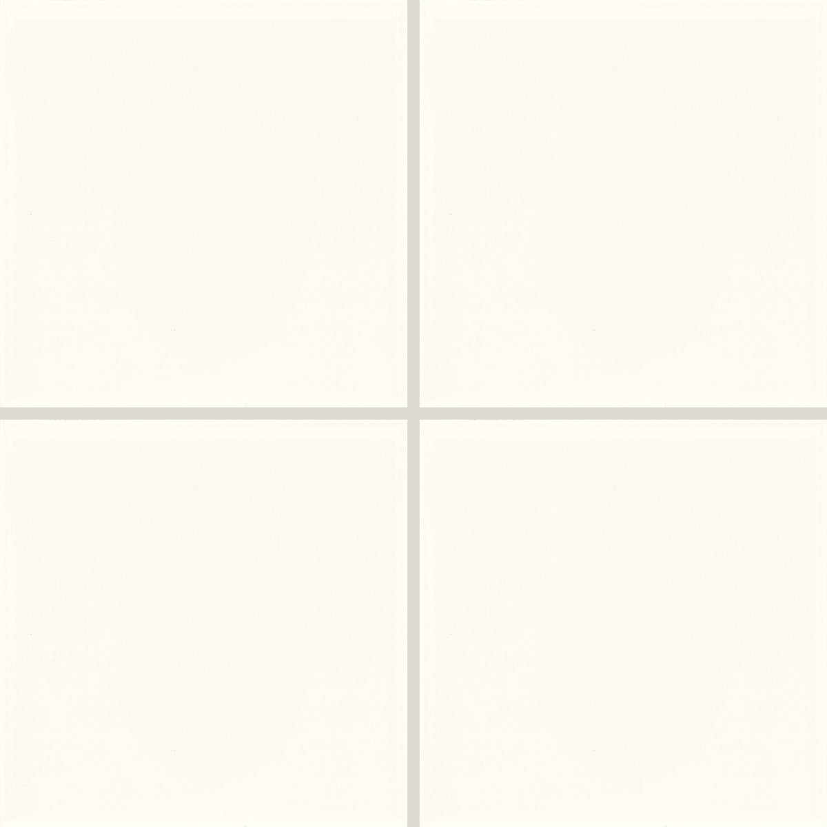 Daltile Core Classic True White Square 4x4 Glossy Wall Tile