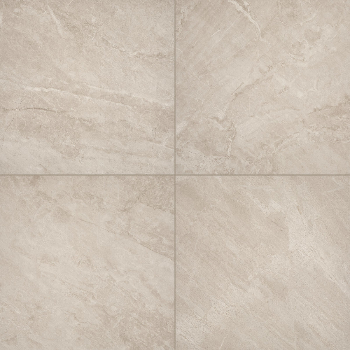 Daltile Stainmaster Somerset Beige Square 24x24 Matte Floor Tile