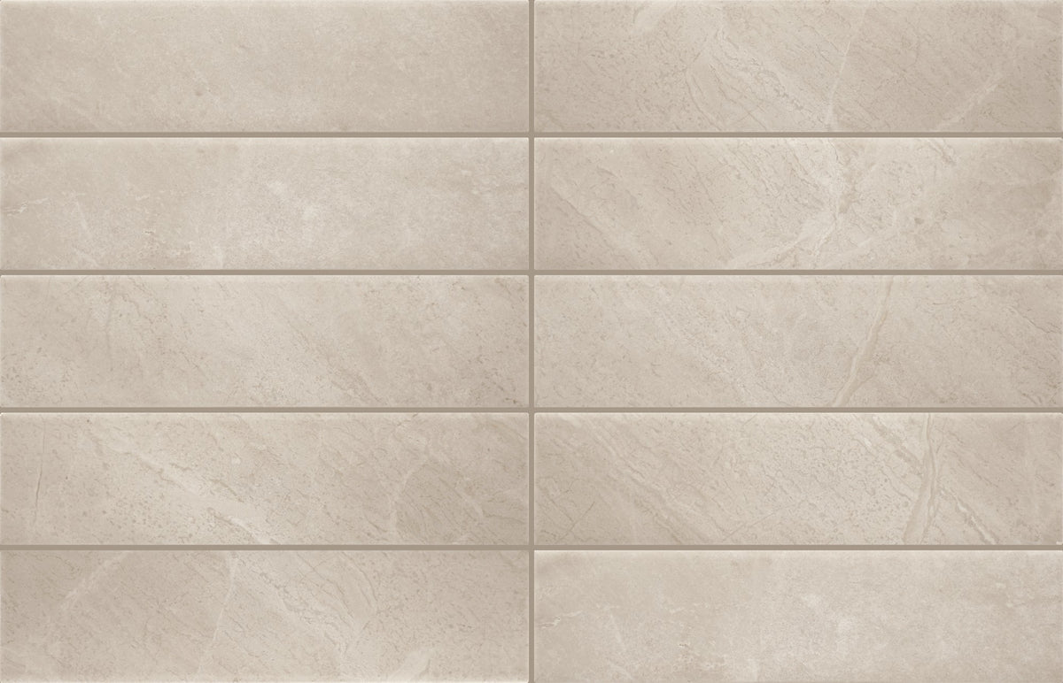 Daltile Stainmaster Somerset Beige Rectangle 3x12 Antimicrobial Matte Wall Tile
