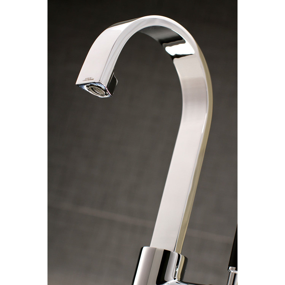 Kaiser LS8211DKL Single-Handle 1-Hole Deck Mount Bathroom Faucet with Push Pop-Up, Polished Chrome