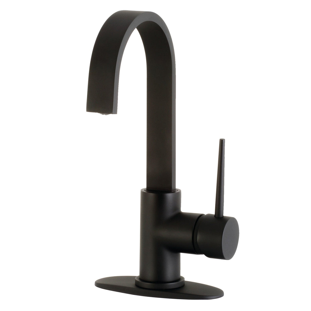 New York LS8610NYL Single-Handle 1-Hole Deck Mount Bar Faucet, Matte Black