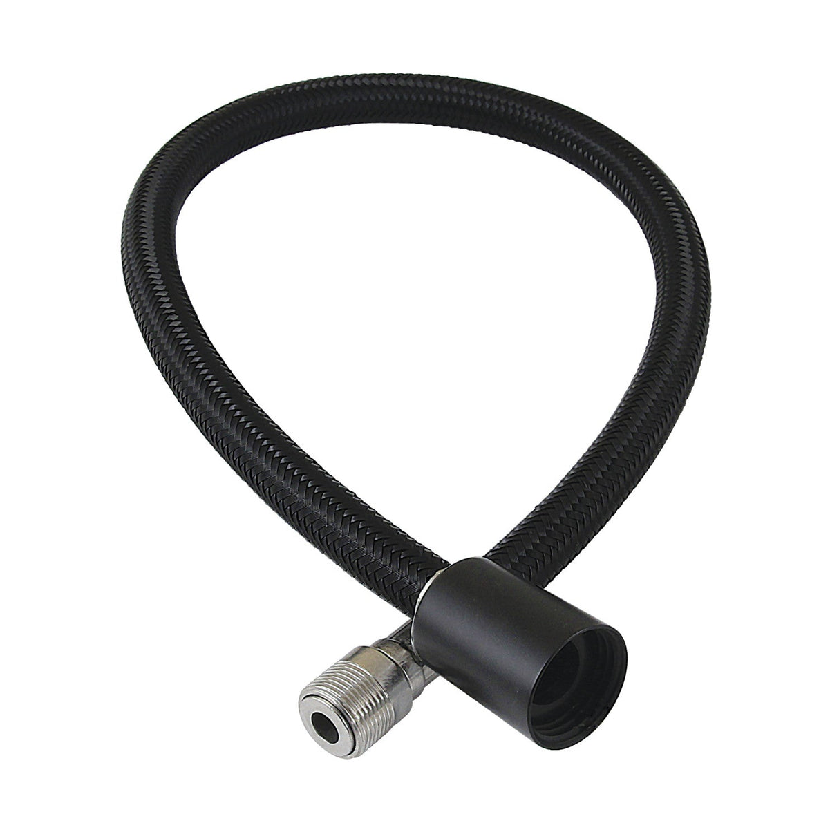 LSSPRHOSE200 20-Inch Braided Pull Down Kitchen Faucet Spray Hose, Matte Black