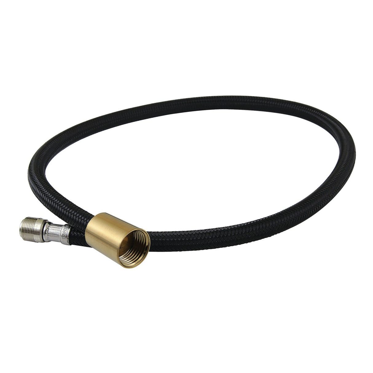 LSSPRHOSE293 29-Inch Braided Pull Down Kitchen Faucet Spray Hose, Brushed Brass