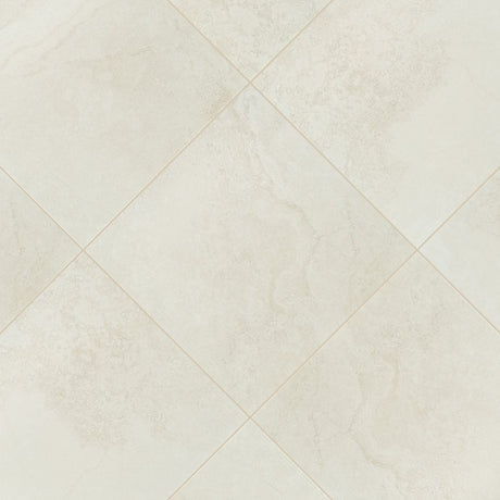 Legend White Porcelain Floor and Wall Tile 20"x20" Matte - MSI Collection LEGEND WHITE 20X20 (Case)