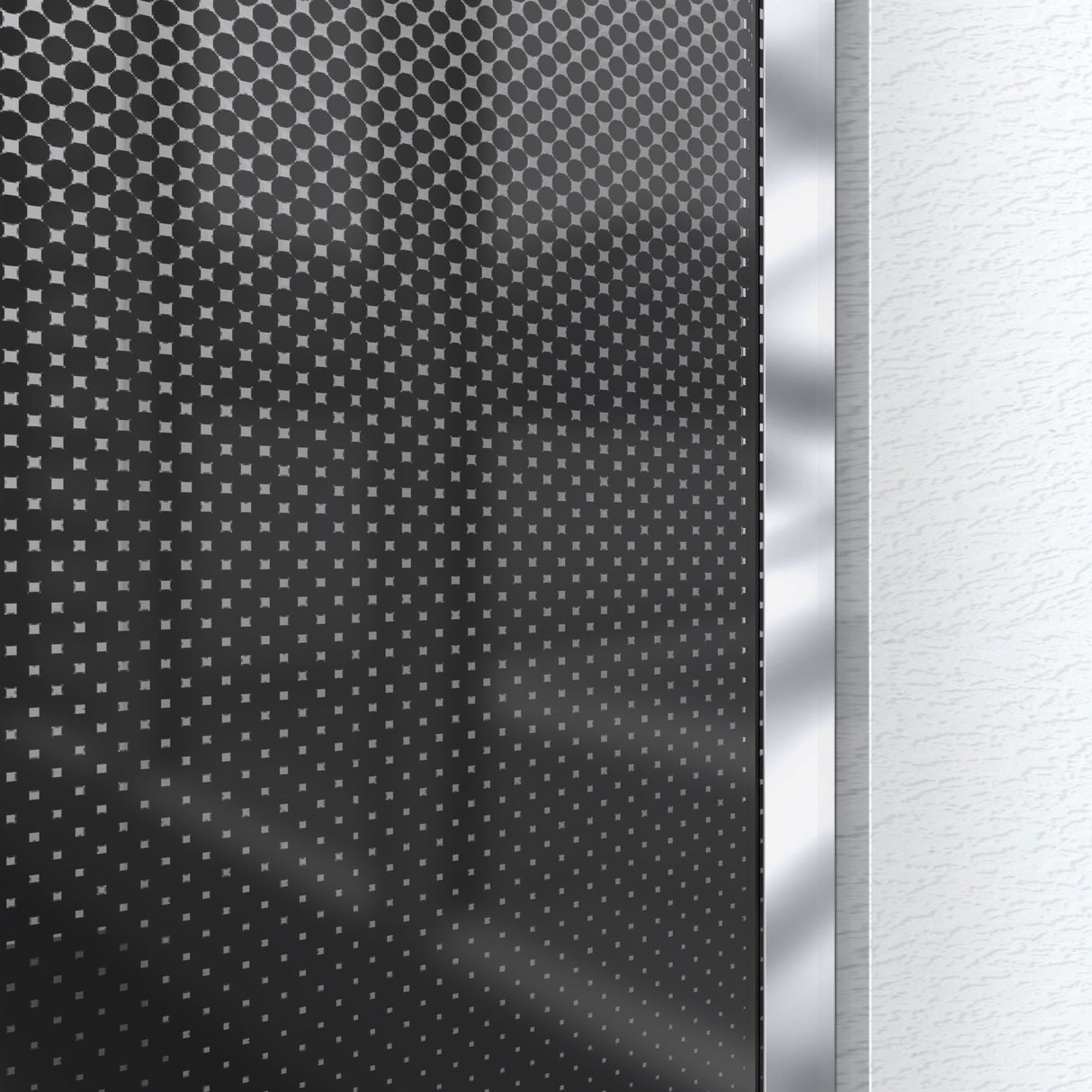 DreamLine Linea Ombre 34 in. W x 72 in. H Single Panel Frameless Shower Screen in Chrome