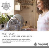 Nantucket Sinks' ZR-PS-3220-16 - 32 Inch Pro Series Large Prep Station Single Bowl Undermount Stainless Steel Kitchen Sink, With Included Rolling Mat, Grid, Colander, and Drain.