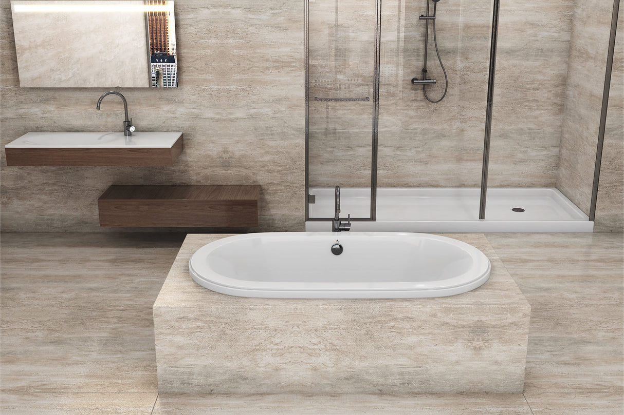 Americh LY7135TA5-WH Lynn 7135 - Tub Only / Airbath 5 - White