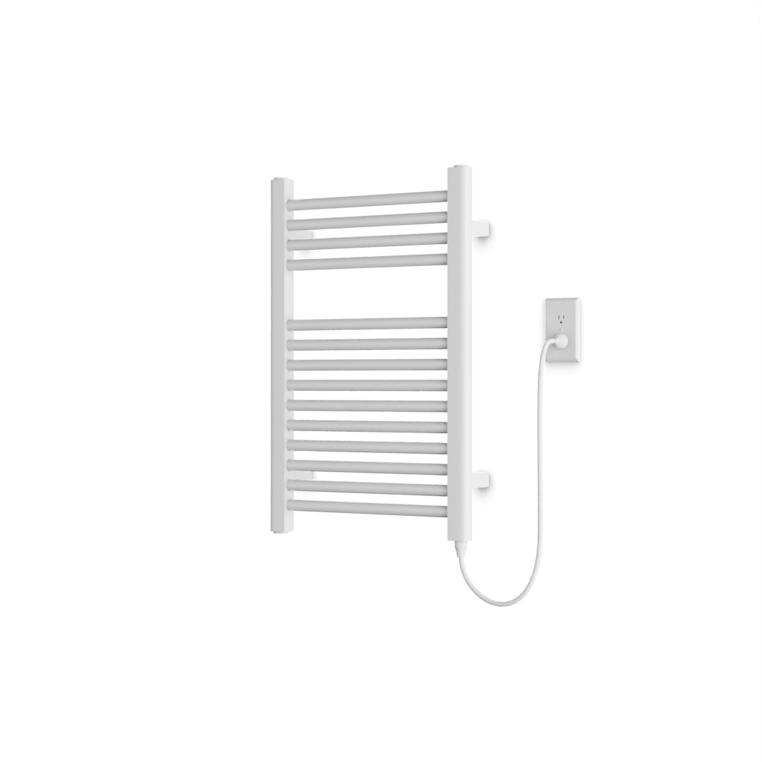 Artos Denby 27" x 18" Plug-In Heated Towel Rail in White – M06845P-WH