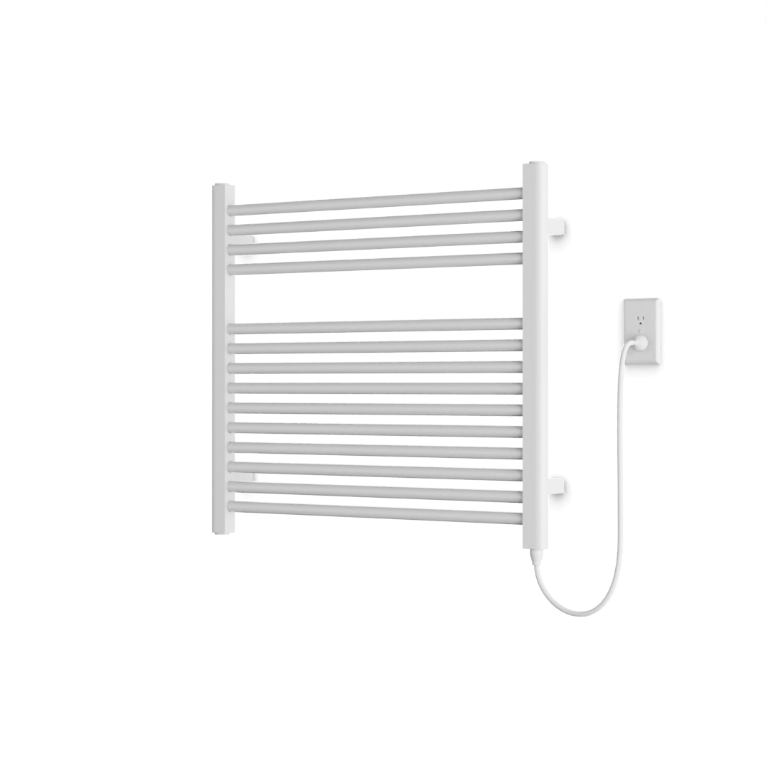 Artos Denby 27" x 30" Plug-In Heated Towel Rail in White – M06875P-WH