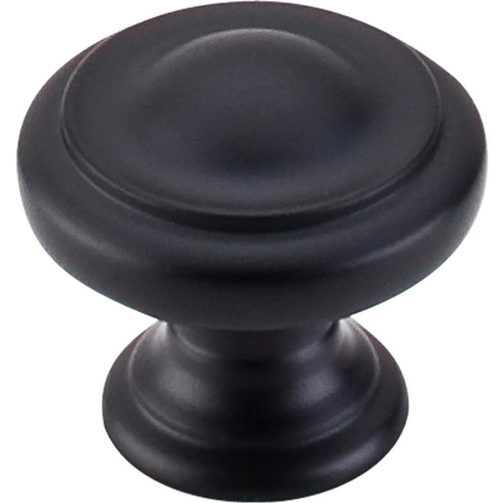 Top Knobs M1117 Dome Knob 1 1/8" - Flat Black