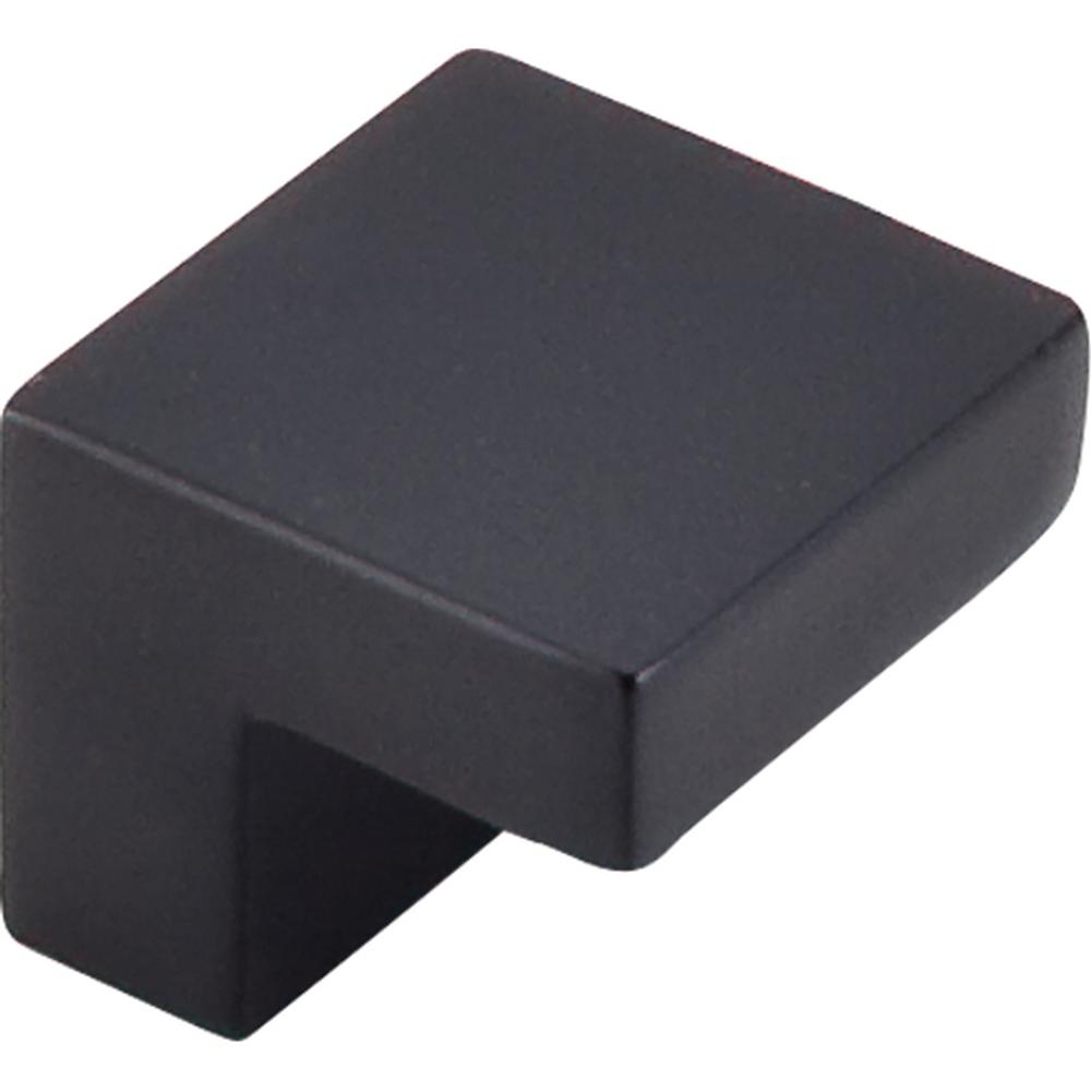 Top Knobs M1165 Square Knob 5/8" - Flat Black