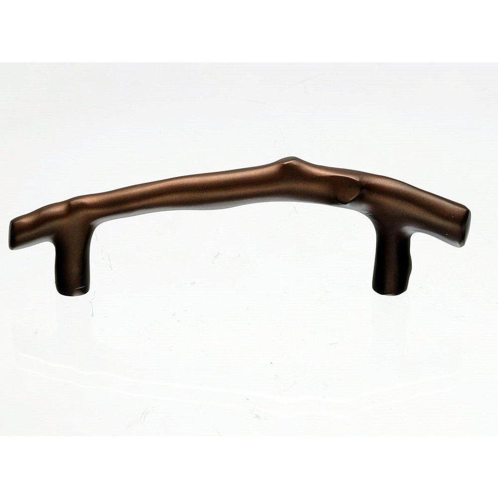 Top Knobs M1343 Aspen Twig Pull 3 1/2" - Mahogany Bronze